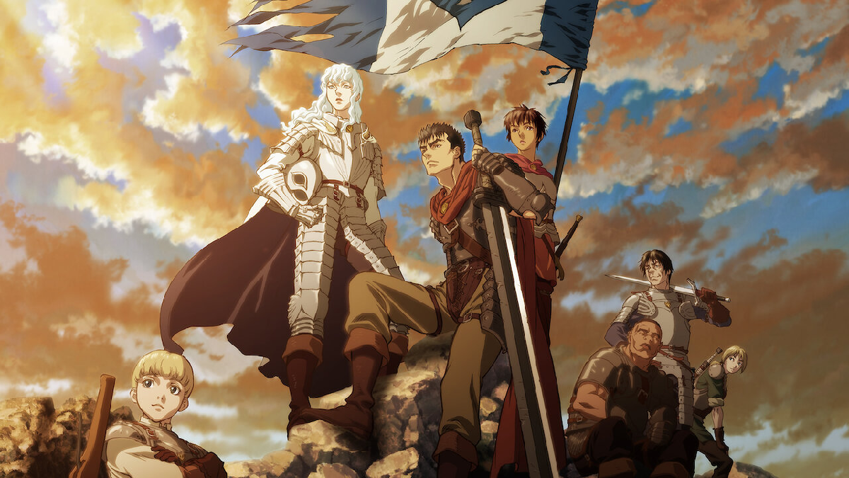 A trilogia de filmes de Berserk vai ter uma versão série anime