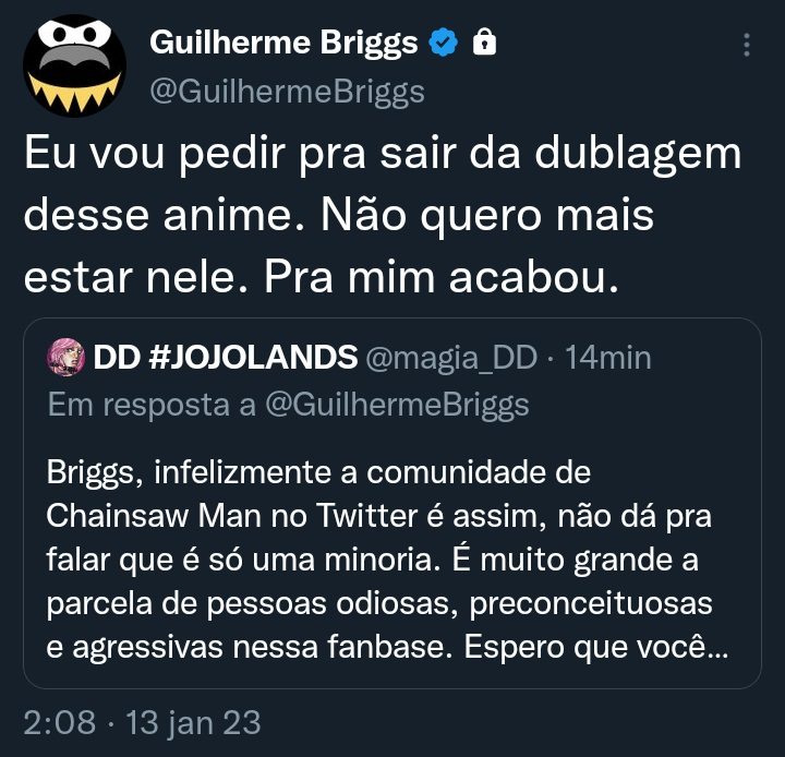 Após ataque hacker, Guilherme Briggs afirma que pedirá para sair