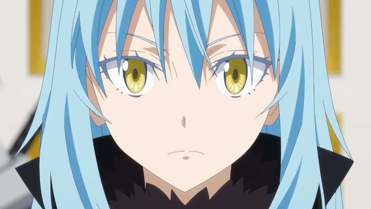 Rimuru em close no anime That Time I Got Reincarnated as a Slime