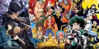 anime one piece my hero academia solo leveling