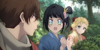 Kihachi, Inako e Kate em cena do Episódio 5 de A Luz do Futuro