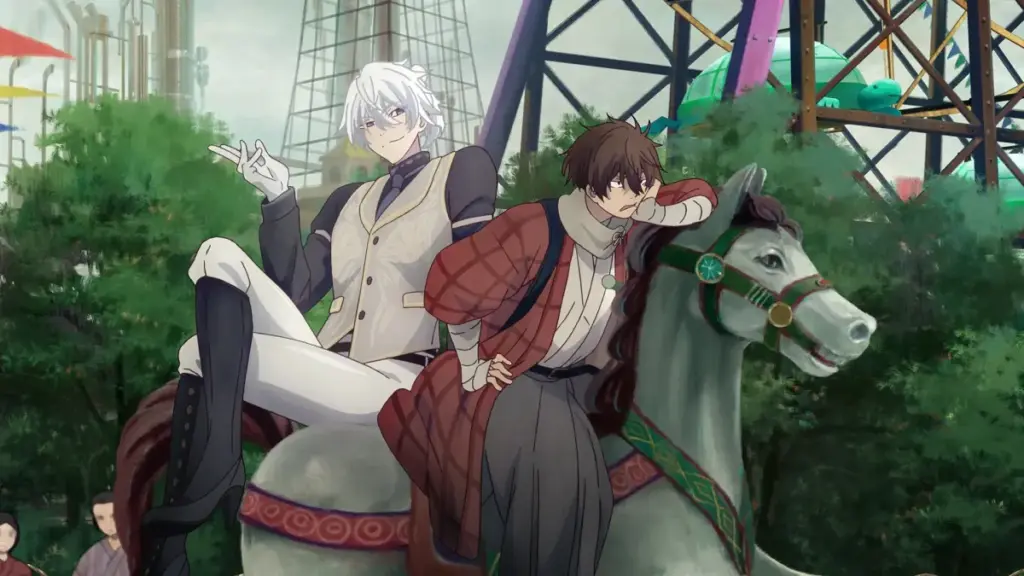 Yosuke e Kihachi em cena do Episódio 6 de A Luz do Futuro