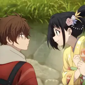 Kihachi e Inako em cena do Episódio 7 de A Luz do Futuro