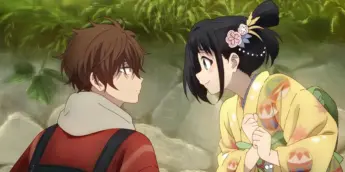 Kihachi e Inako em cena do Episódio 7 de A Luz do Futuro