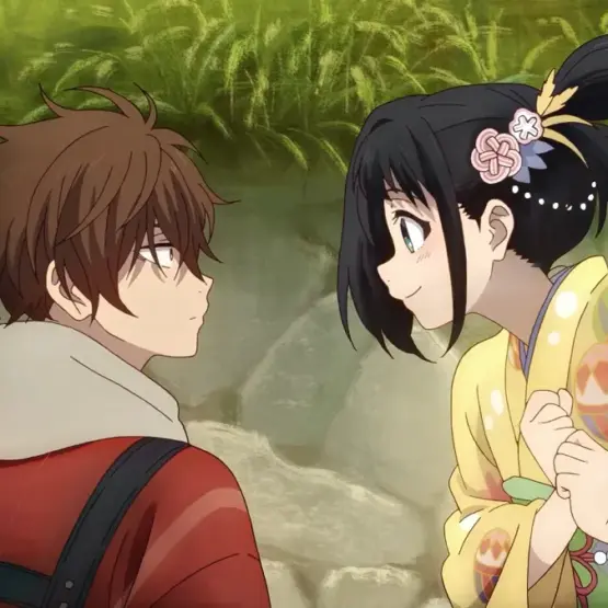 Kihachi e Inako em cena do Episódio 7 de A Luz do Futuro
