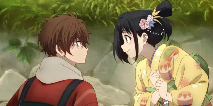 Kihachi e Inako em cena do Episódio 7 de A Luz do Futuro