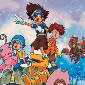 Arte promocional de Digimon Adventure