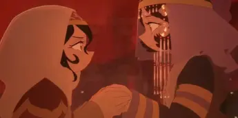 Fátima e Töregene em cena do Episódio 6 de Jaadugar: A Witch in Mongolia