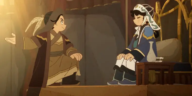 Ögedei e Tolui em cena do Episódio 7 de Jaadugar: A Witch in Mongolia
