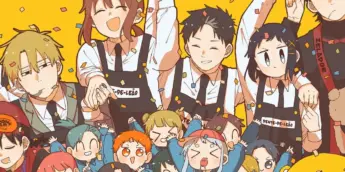 Arte celebrando anime de Kindergarten WARS