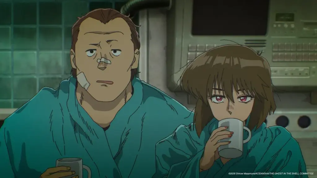 Cena do Episódio 6 de The Ghost in the Shell