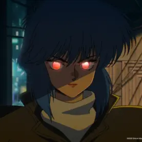 Major Mokoto Kusanagi em cena do Episódio 5 de The Ghost in the Shell