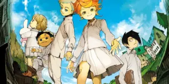 Capa do Volume 1 de The Promised Neverland