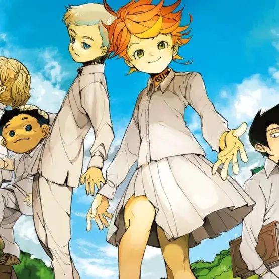 Capa do Volume 1 de The Promised Neverland