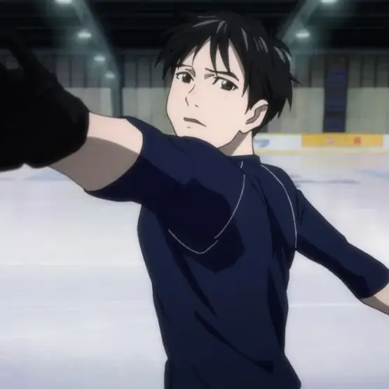 Yuri Katsuki em cena de Yuri!!! on Ice