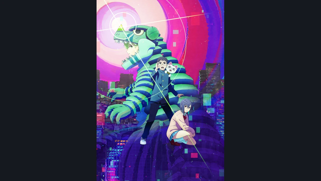 Arte oficial de DAN DA DAN publicada no site do anime