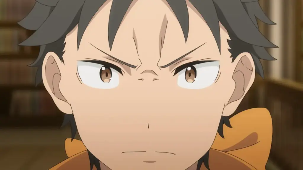 Subaru em cena do Episódio 15 da 4ª temporada de Re:ZERO -Starting Life in Another World-