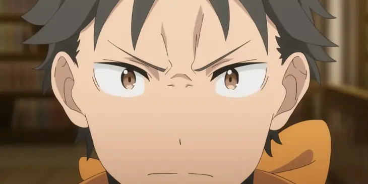 Subaru em cena do Episódio 15 da 4ª temporada de Re:ZERO -Starting Life in Another World-