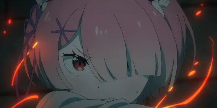 Ram em cena do Episódio 48 de Re:ZERO -Starting Life in Another World-