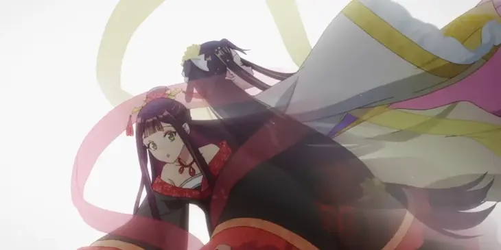 Reirin e Keigetsu em vídeo de Though I Am an Inept Villainess
