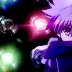 Killua em imagem promocional de Hunter x Hunter de 2011