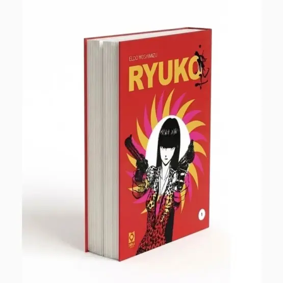 Capa vermelha de Ryuko 1, na nova edição brasileira da Tábula