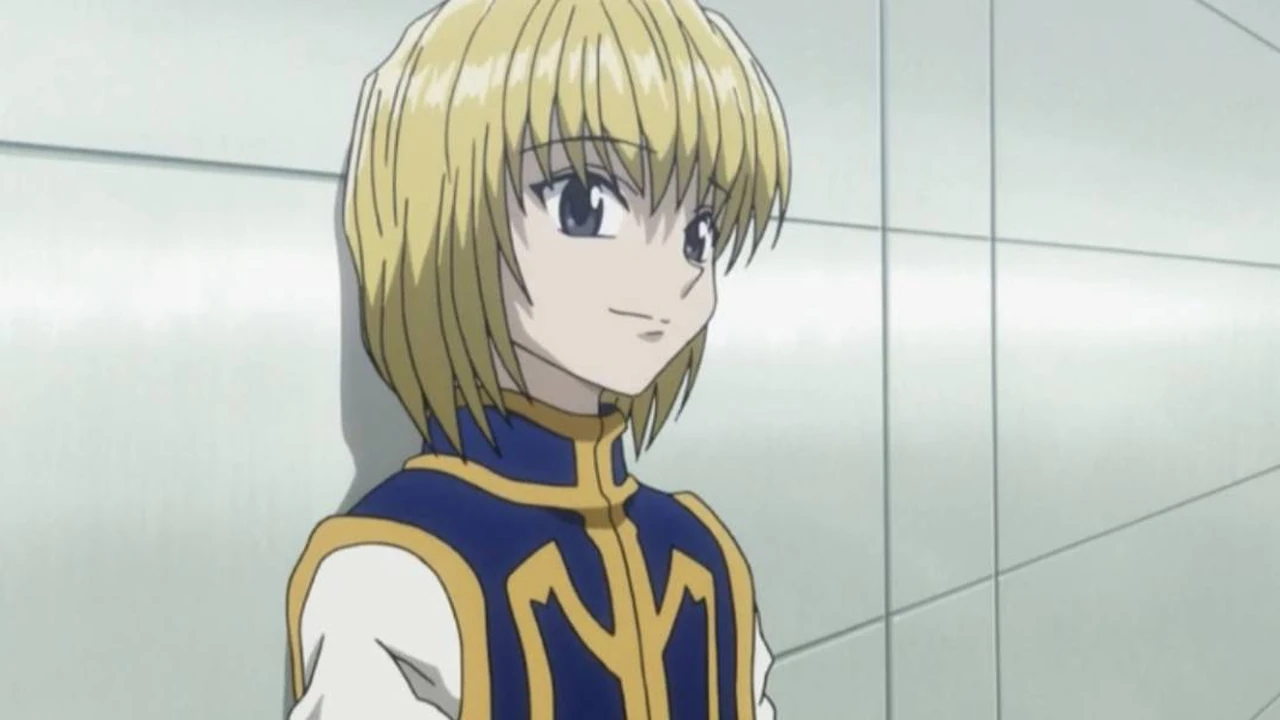Kurapika com o traje de seu povo em Hunter x Hunter
