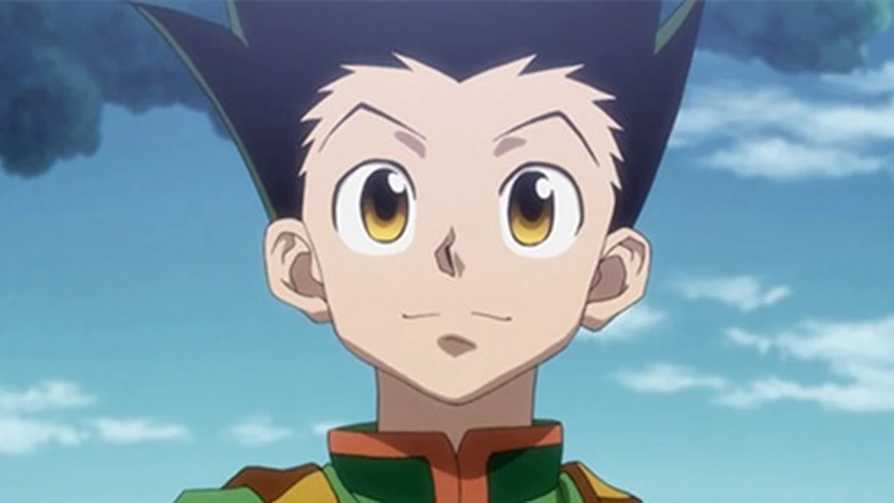 Gon no episódio final da adaptação de Hunter x Hunter de 2011