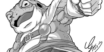 Geppuman em detalhe da nova ilustração de Toyotarou