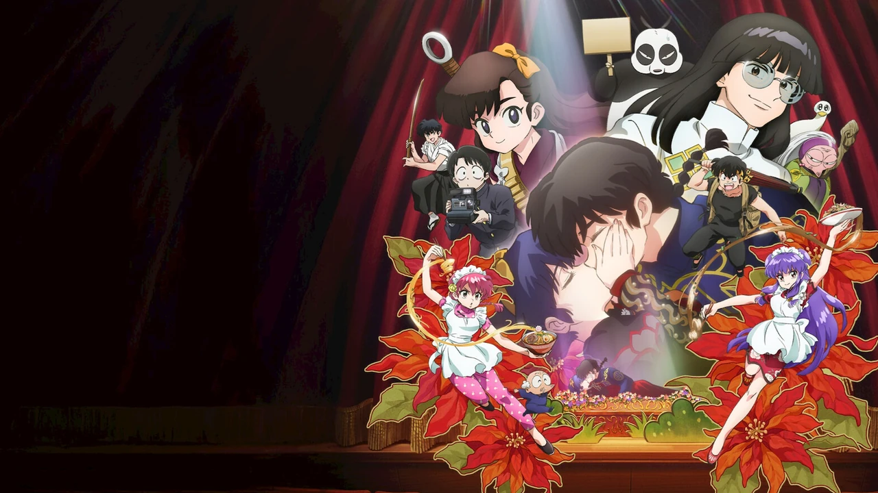 Ranma, Akane, Ryoga, Shampoo e outros personagens de Ranma 1/2