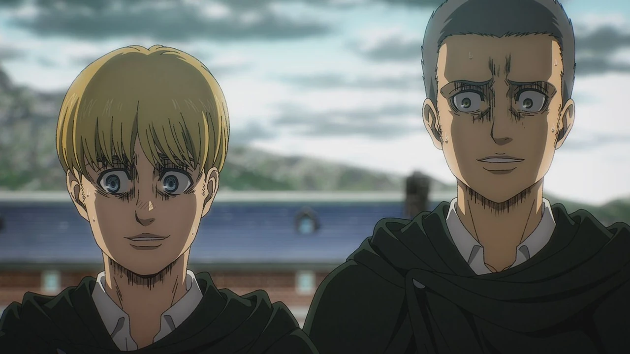 Armin e Connie em Attack on Titan
