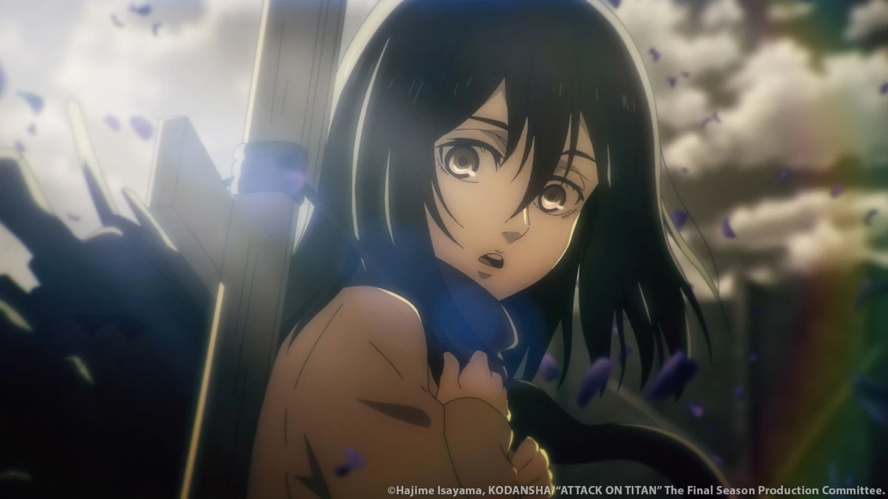 Mikasa em Attack on Titan