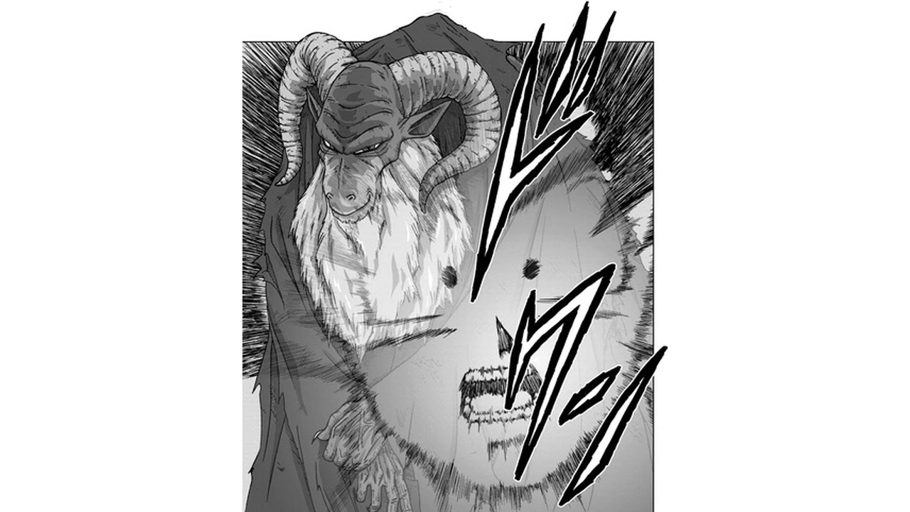 Moro absorve energia em um quadro do mangá Dragon Ball Super
