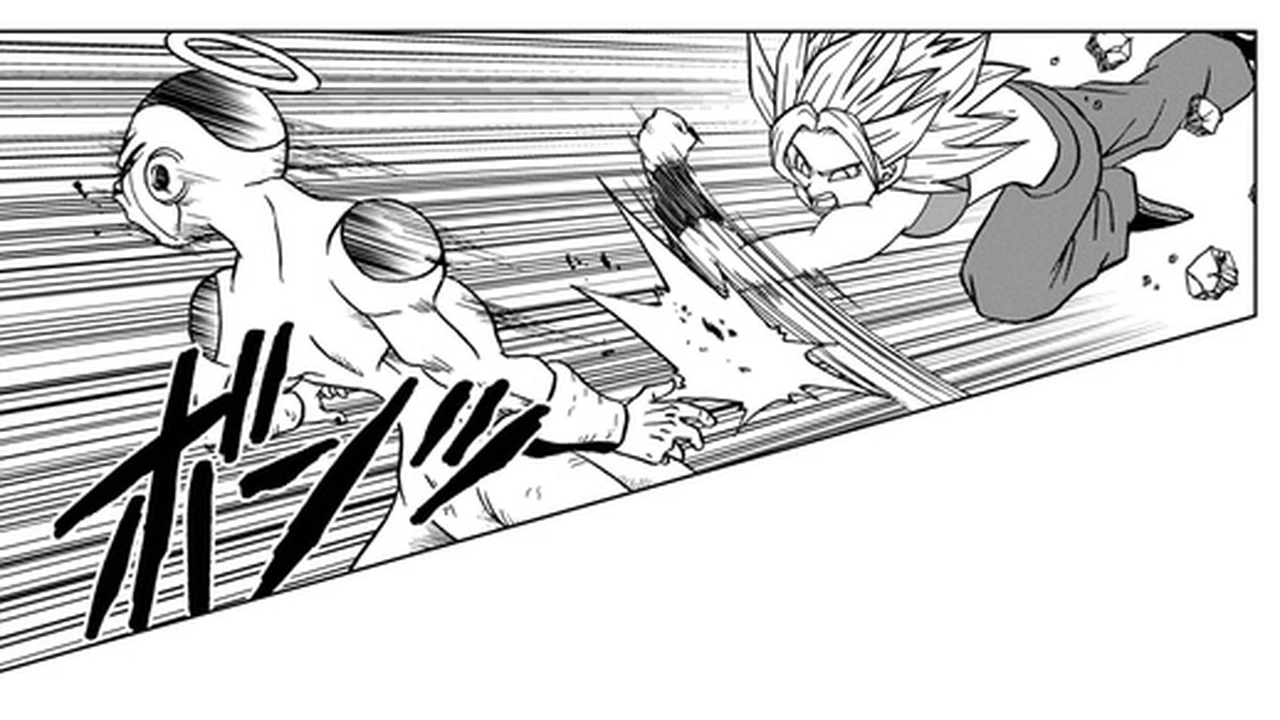 Caulifla transformada enfrenta Freeza no mangá Dragon Ball Super