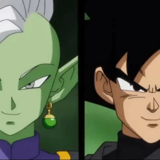 Zamasu e Goku Black lado a lado em Dragon Ball Super