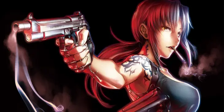 Revy em arte oficial de Black Lagoon