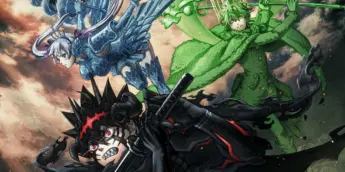 Asta, Noelle e Yuno em arte oficial da segunda temporada de Black Clover