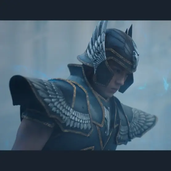 Seiya com a armadura de Pégaso no live-action Saint Seiya: O Começo