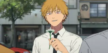 Denji em cena de Chainsaw Man - O Filme: Arco da Reze
