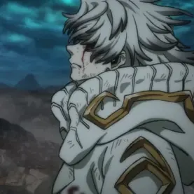 Rudo no Abismo em uma cena do episódio 2 de Gachiakuta