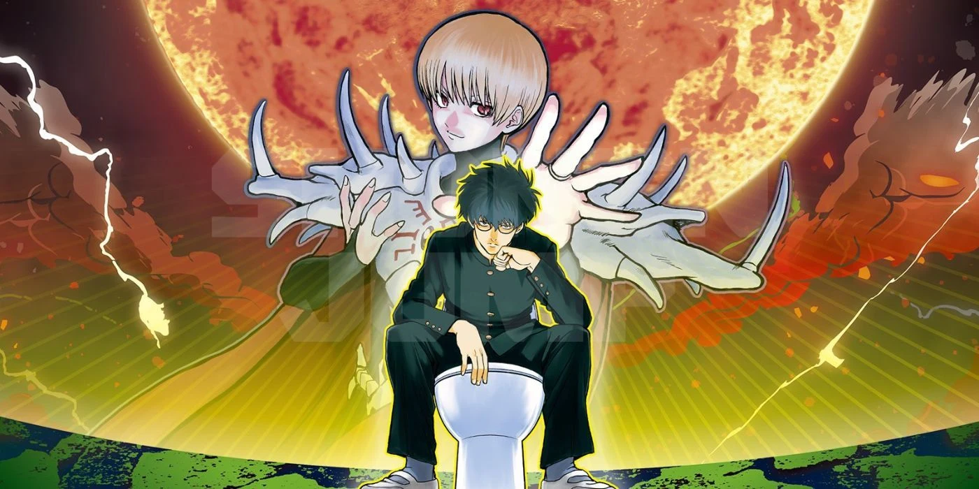 Personagens de Class 2-B Hero Destroyerz em ilustração colorida