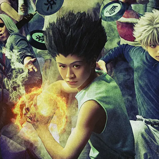 Pôster da quarta peça de teatrp de Hunter x Hunter