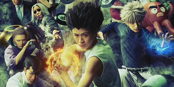 Pôster da quarta peça de teatrp de Hunter x Hunter