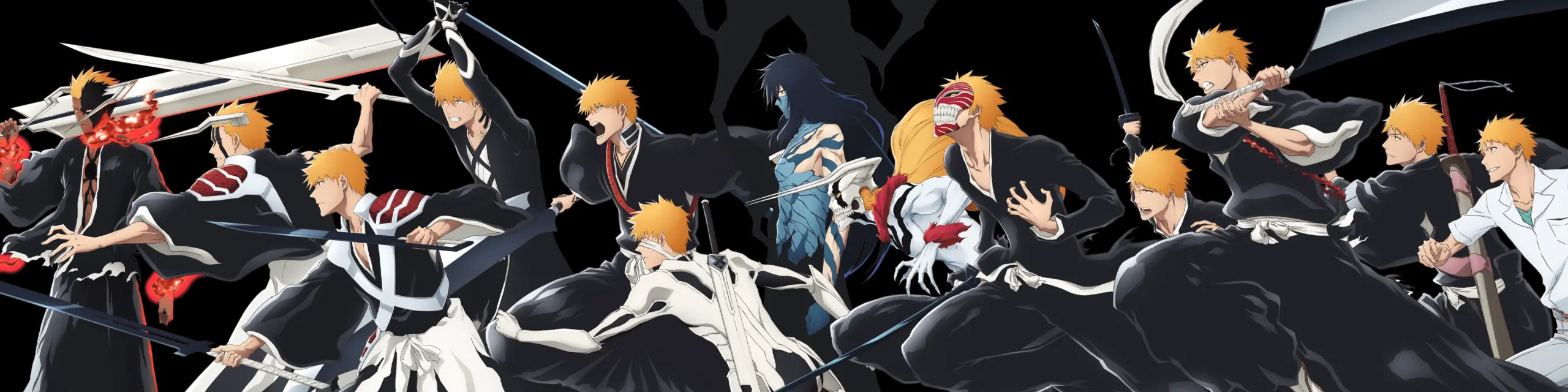 Arte oficial reúne Ichigo em diferentes fases e transformações