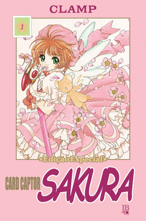 Capa da edição especial brasileira de Cardcaptor Sakura.