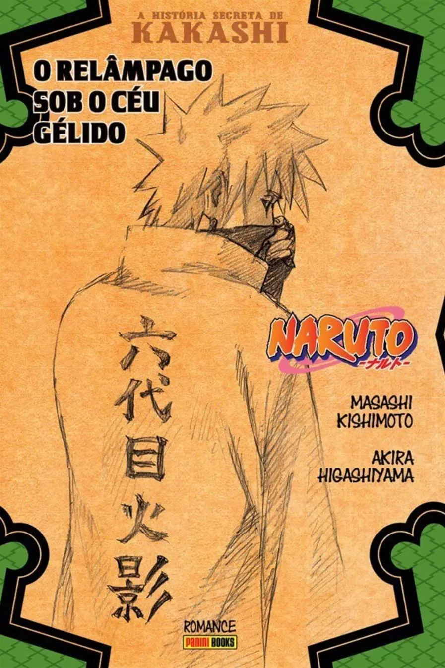 Capa brasileira de Kakashi Hiden, O Relâmpago Sob o Céu Gélido.