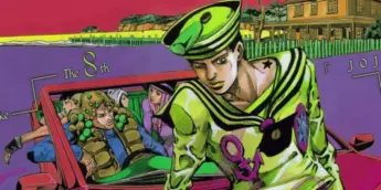 Josuke Higashikata em arte de JoJolion, a oitava parte de JoJo’s Bizarre Adventure.