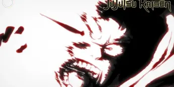 Yuji Itadori em imagem estilizada do clipe de Black Flash de Jujutsu Kaisen