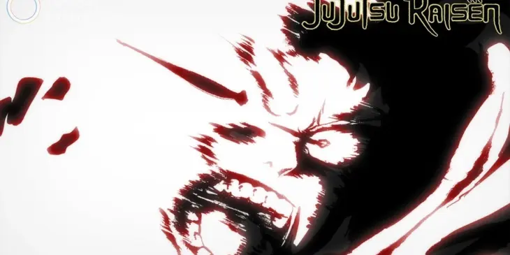 Yuji Itadori em imagem estilizada do clipe de Black Flash de Jujutsu Kaisen