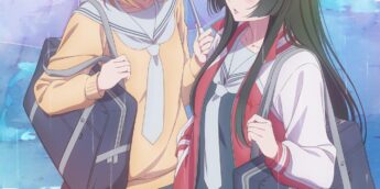 Saki e Kanon dividem um guarda-chuva em arte de The Moon on a Rainy Night